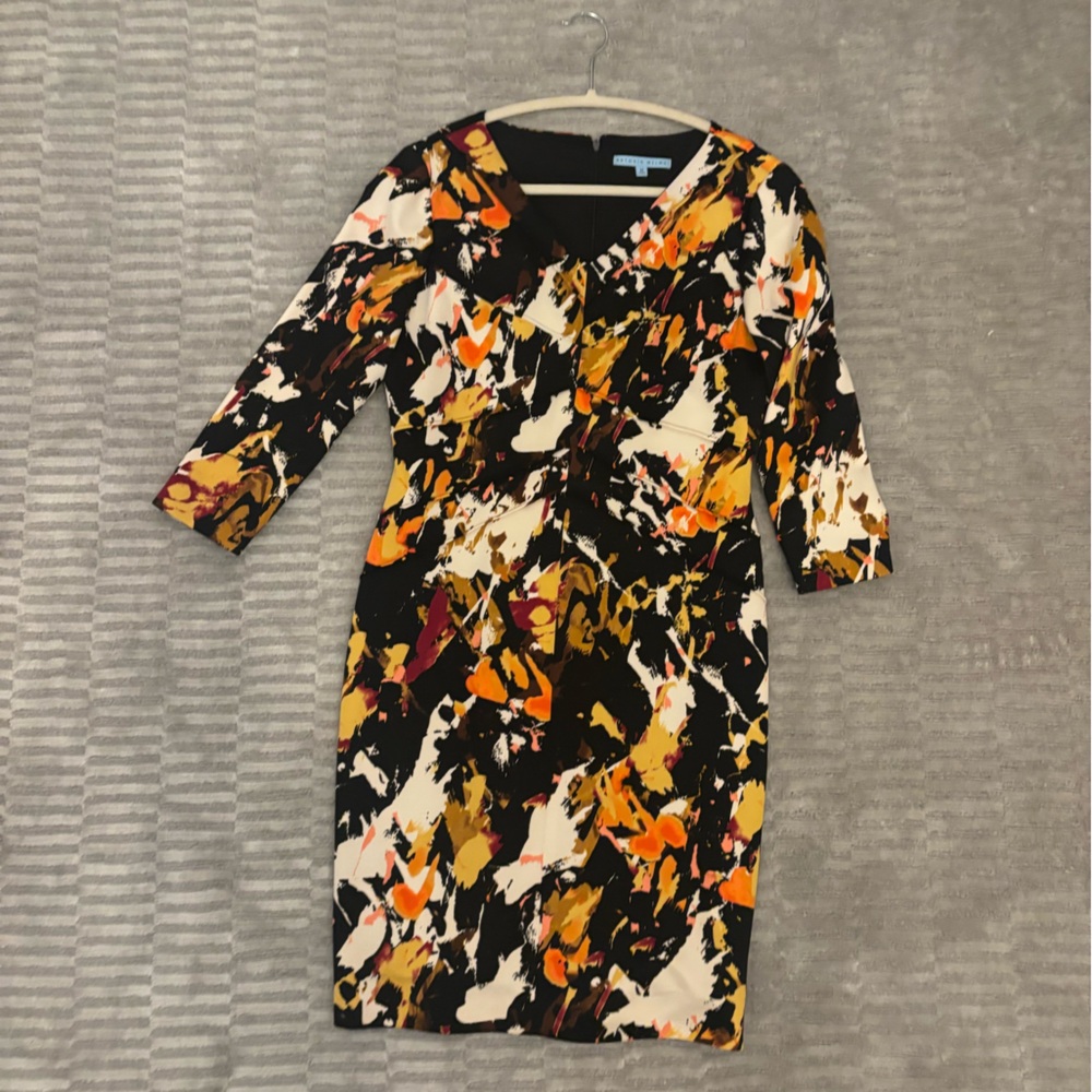 ANTONIO MELANI Multicolor Abstract Dress